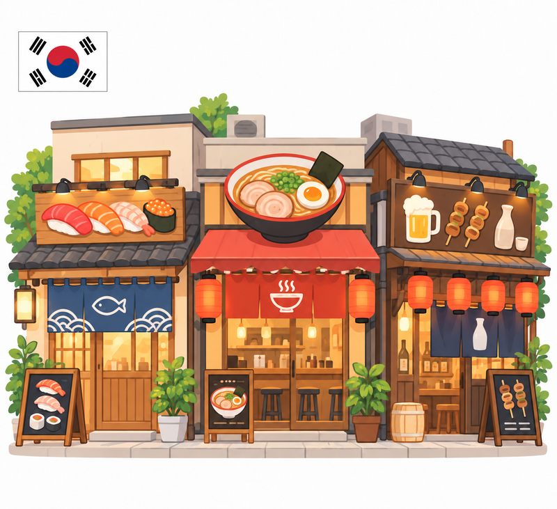 韓国の日本食レストラン
