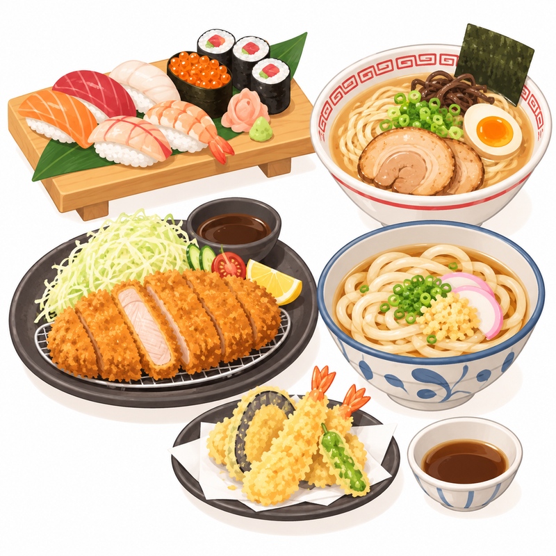代表的な日本食