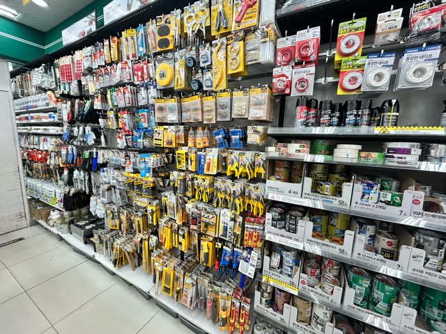 ダイソーの工具コーナー